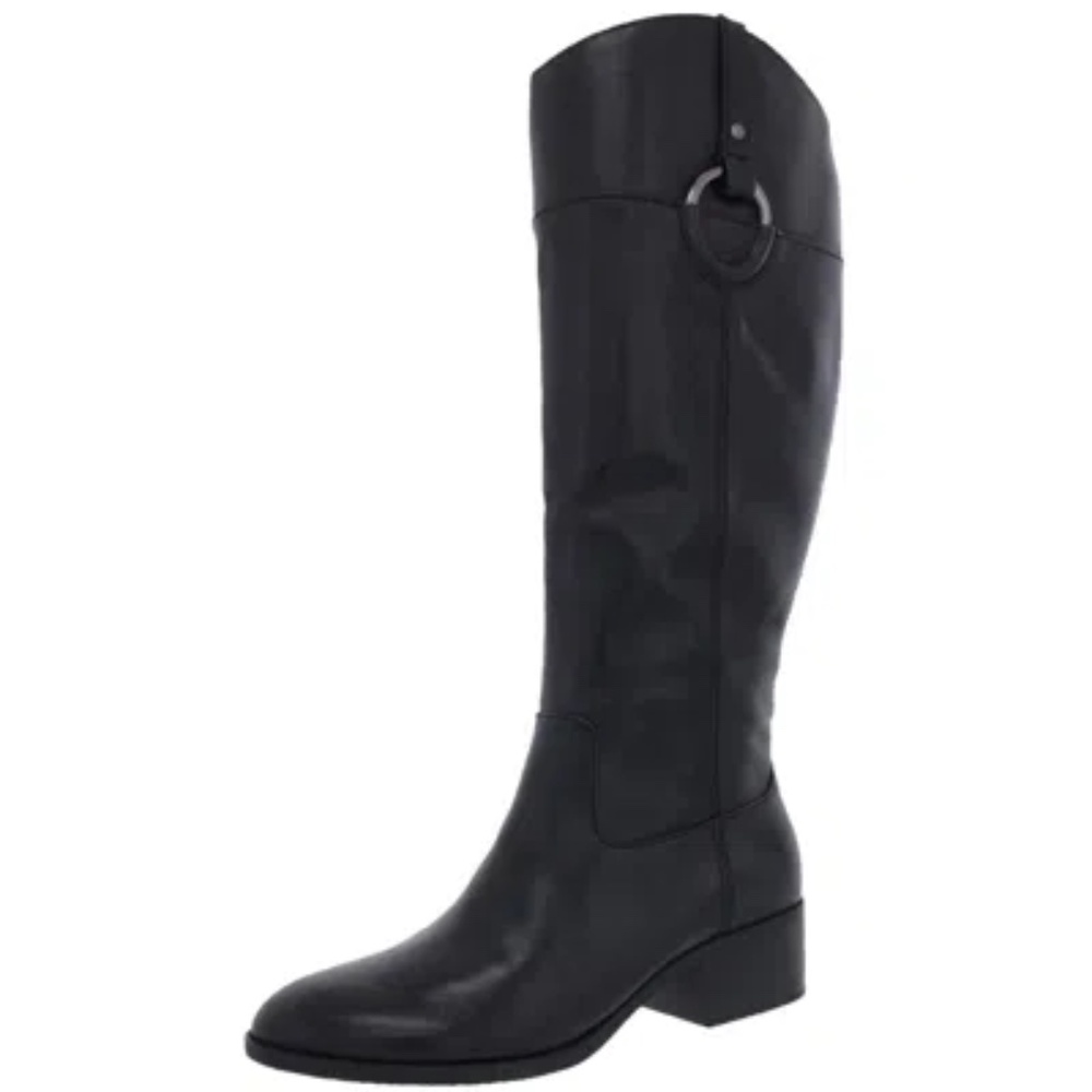 Alfani Bexleyy riding leather boots in black size 6M.
